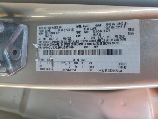 1FMCU9J92HUE57489 2017 FORD ESCAPE - Image 14