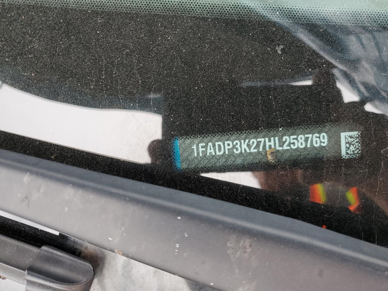 1FADP3K27HL258769 FORD FOCUS 2017