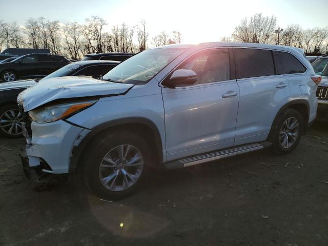 VIN 5TDBKRFH6FS215151 2015 Toyota Highlander, LE no.1