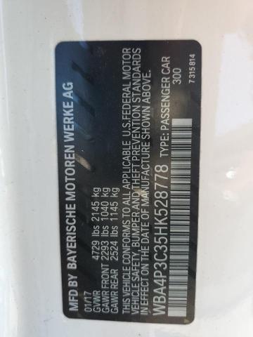 2017 BMW 440XI WBA4P3C35HK528778