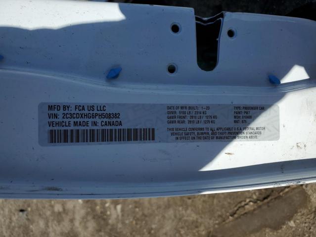 2023 DODGE CHARGER RT 2C3CDXHG6PH508382