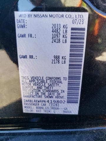 2023 NISSAN ALTIMA SL 1N4BL4EW4PN419802