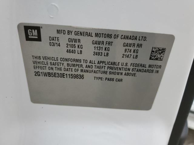 2014 Chevrolet Impala Limited Lt VIN: 2G1WB5E30E1159836 Lot: 44870894