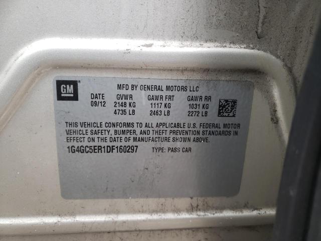 2013 Buick Lacrosse VIN: 1G4GC5ER1DF160297 Lot: 42856594