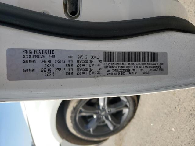 2019 DODGE JOURNEY CR 3C4PDCGG6KT707536