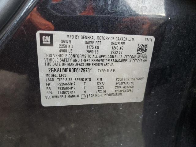 2015 GMC TERRAIN SL 2GKALMEK0F6129731