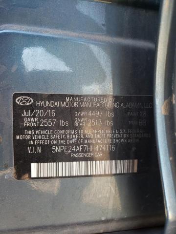 2017 HYUNDAI SONATA SE - 5NPE24AF7HH474116