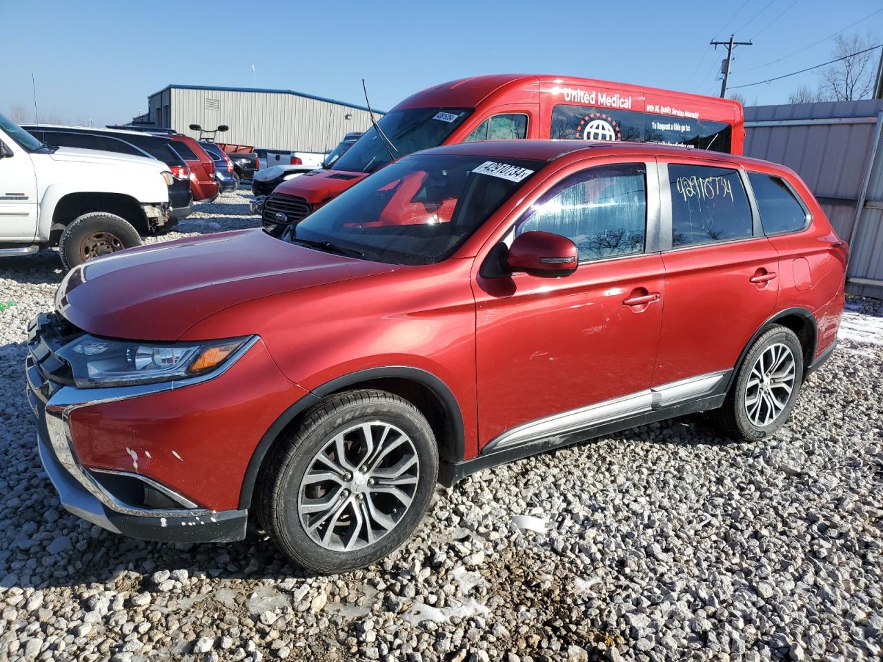 2016 Mitsubishi Outlander Se vin: JA4AD3A36GZ017288