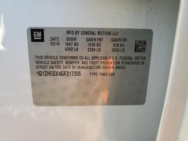 2016 CHEVROLET MALIBU PRE - 1G1ZH5SX4GF217395