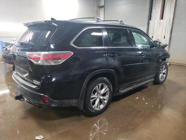 VIN 5TDJKRFH4ES059704 2014 Toyota Highlander, Xle no.3