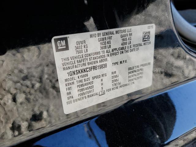2015 CHEVROLET SUBURBAN K - 1GNSKKKC3FR619838