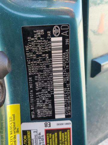 2010 Toyota Corolla Base VIN: 2T1BU4EE8AC389275 Lot: 42306924