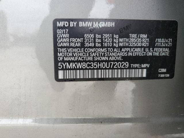 5YMKW8C35H0U72029 2017 BMW X6 - Image 12