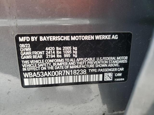2024 BMW 228I - WBA53AK00R7N18238