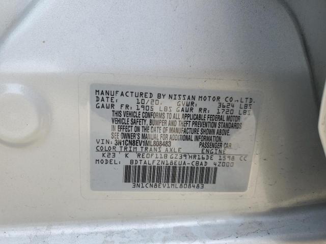 2021 NISSAN VERSA SV 3N1CN8EV1ML808483