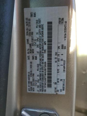 2017 Ford Escape S VIN: 1FMCU0F74HUB72926 Lot: 43677024