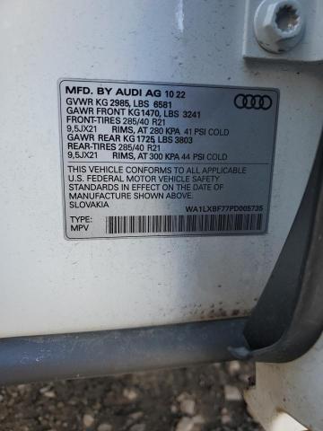 VIN WA1LXBF77PD005735 2023 Audi Q7, Premium Plus no.13