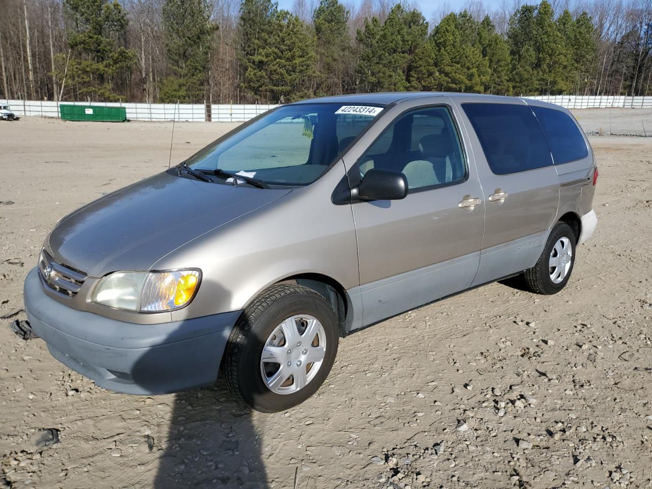 4T3ZF19C81U383059 2001 Toyota Sienna Ce