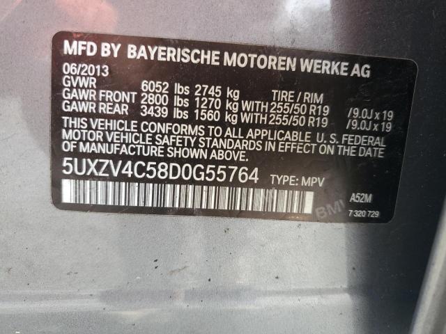 Lot #2414279095 2013 BMW X5 XDRIVE3 salvage car