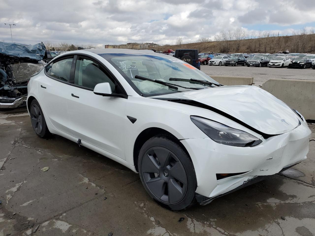 Lot #2926554309 2023 TESLA MODEL 3