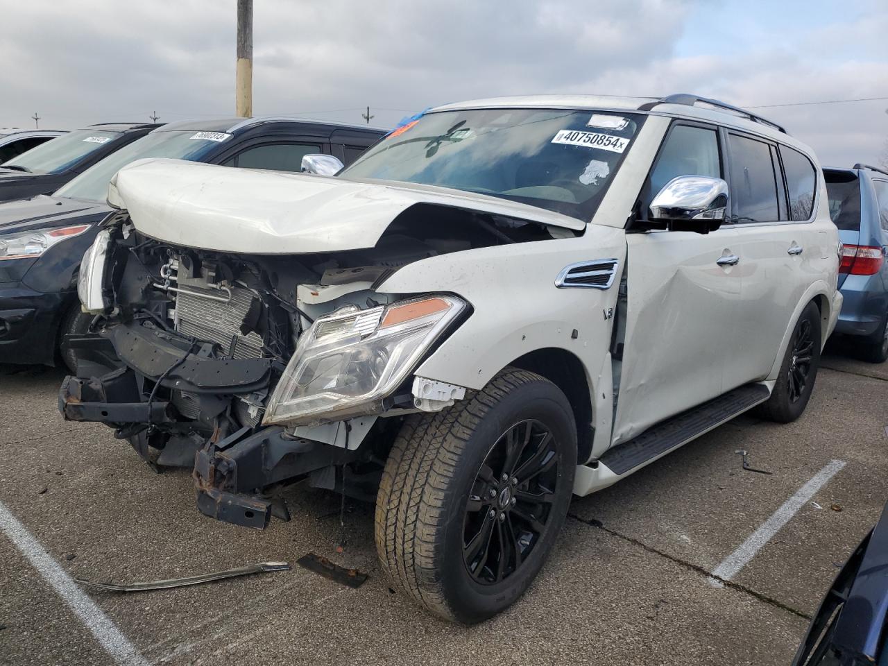 2020 Nissan Armada at OH Moraine Copart lot 40750854 CarsFromWest