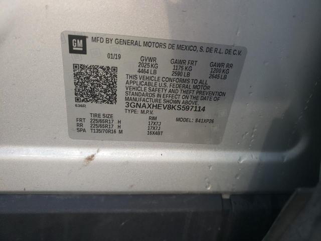 VIN 3GNAXHEV8KS597114 2019 Chevrolet Equinox, LS no.13