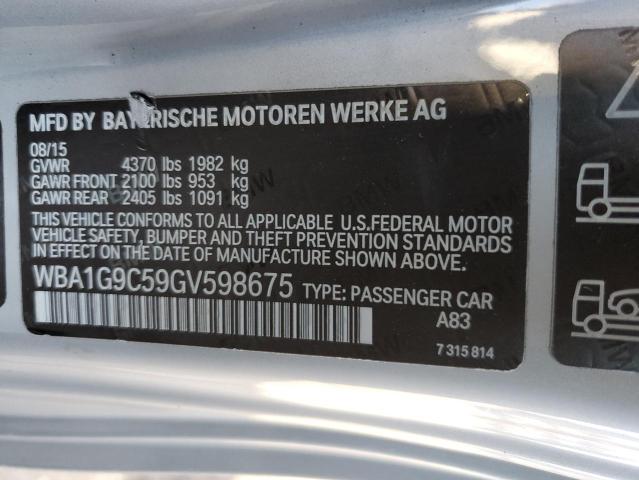 VIN WBA1G9C59GV598675 2016 BMW 2 Series, 228 Xi Sulev no.12