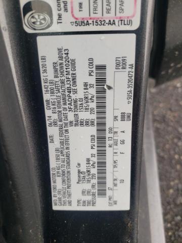 2015 FORD FIESTA SE 3FADP4BJ3FM102043