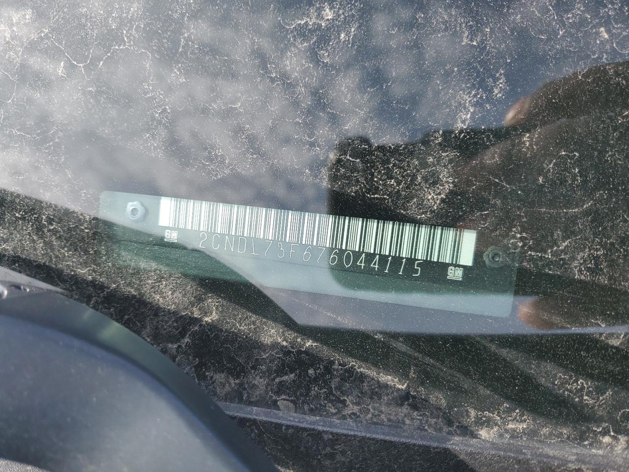 2CNDL73F676044115 2007 Chevrolet Equinox Lt