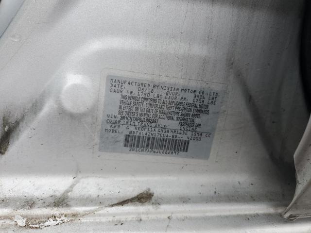 2018 NISSAN VERSA S 3N1CN7AP6JL882897