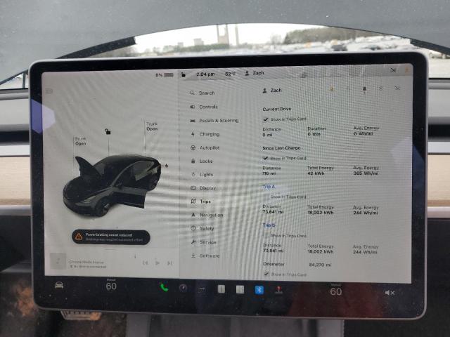 5YJ3E1EAXNF185284 2022 TESLA MODEL 3