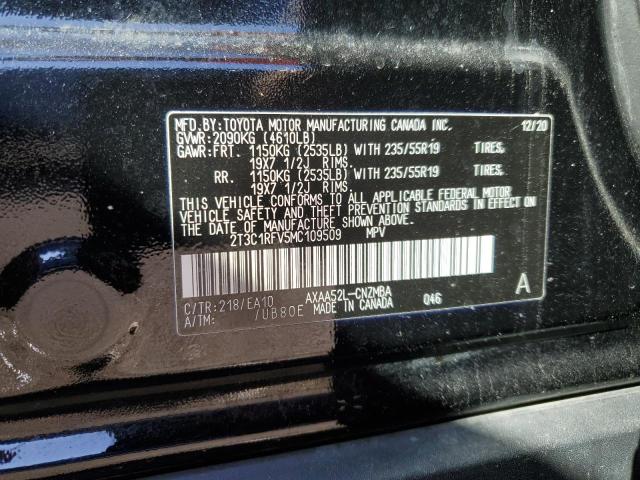 2021 Toyota Rav4 Xle Premium VIN: 2T3C1RFV5MC109509 Lot: 43326064