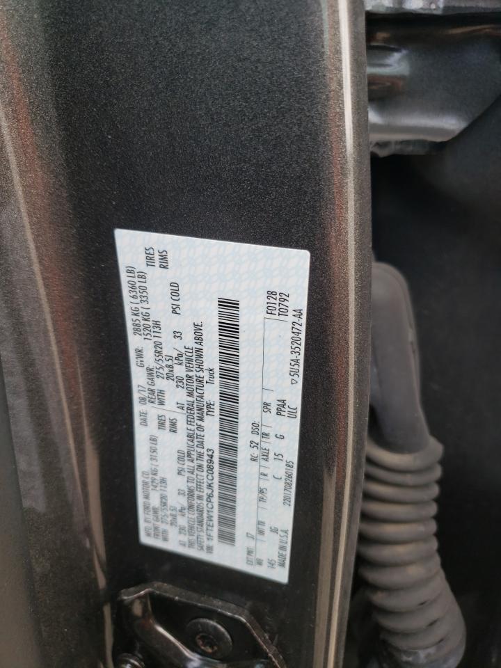 1FTEW1CP6JKC08943 FORD F-150 2018