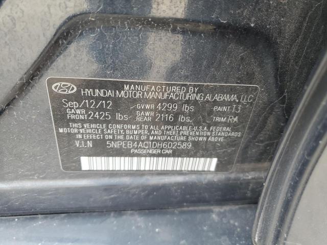 Lot #2470733831 2013 HYUNDAI SONATA GLS salvage car