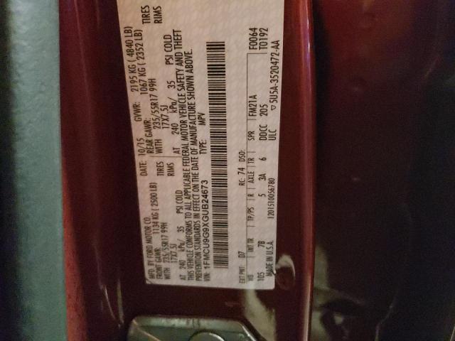 2016 FORD ESCAPE SE - 1FMCU9G9XGUB24673