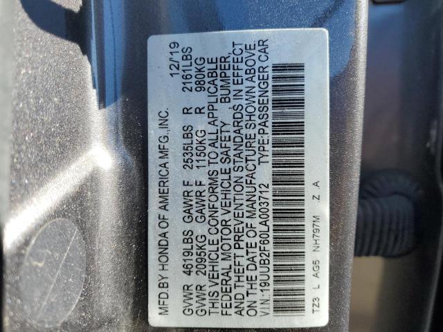 2020 ACURA TLX TECHNO - 19UUB2F60LA003712