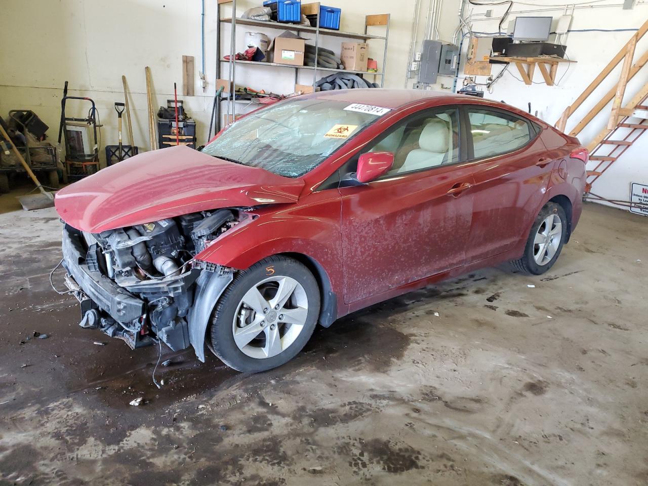 KMHDH4AE8DU501692 2013 Hyundai Elantra Gls