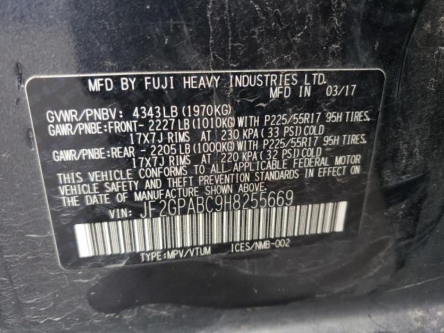 2017 SUBARU CROSSTREK JF2GPABC9H8255669