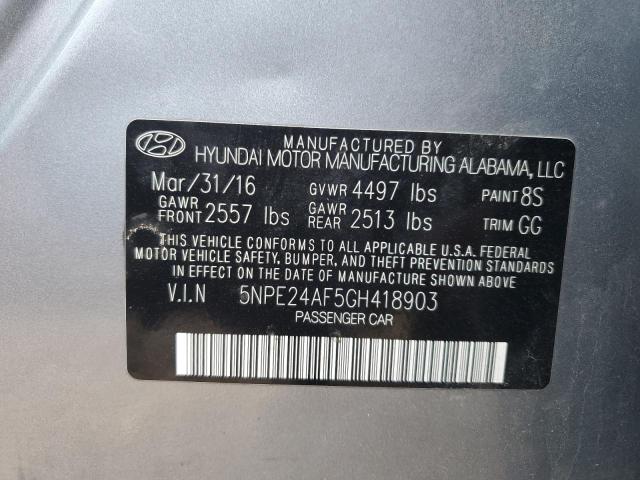 2016 HYUNDAI SONATA SE - 5NPE24AF5GH418903