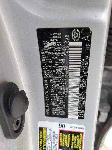 2016 TOYOTA COROLLA L 2T1BURHE8GC684961