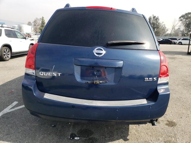 2006 Nissan Quest S VIN: 5N1BV28U96N120710 Lot: 43101074