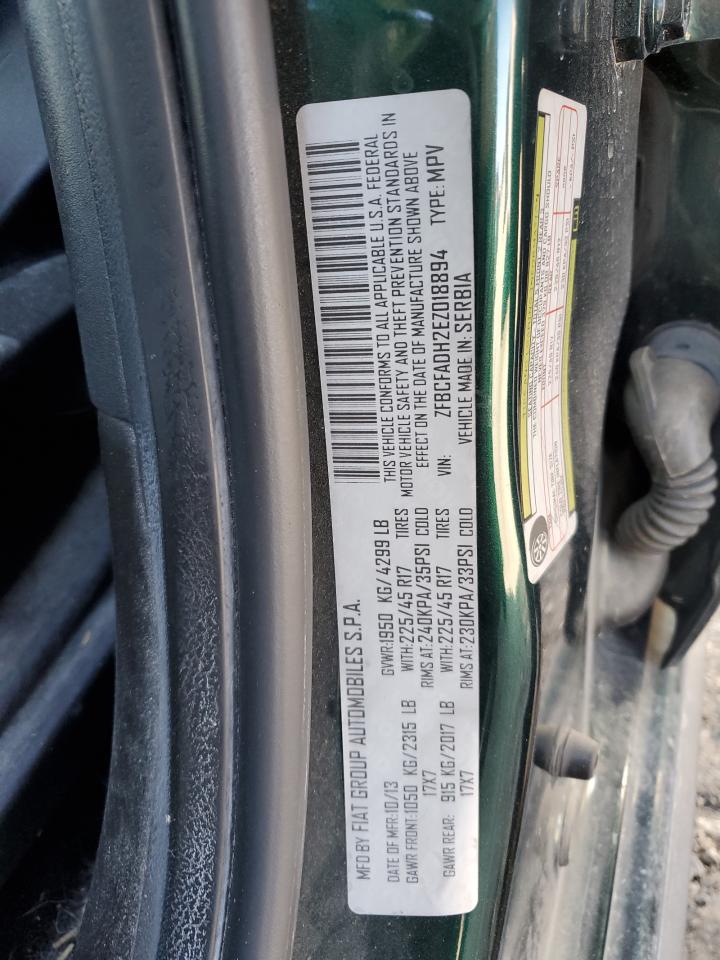zfbcfadh2ez018894 ZFBCFADH2EZ018894 2014 Fiat 500L Trekking