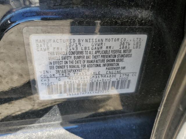 VIN KMHTC6AD6FU243334 2019 NISSAN SENTRA no.12