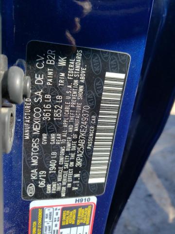2019 KIA RIO S - 3KPA25AB7KE249370