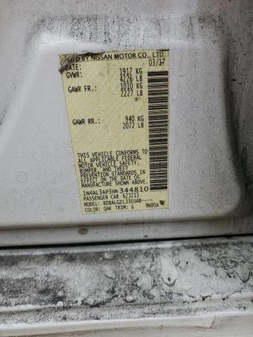 2017 NISSAN ALTIMA 2.5 - 1N4AL3AP3HN344810