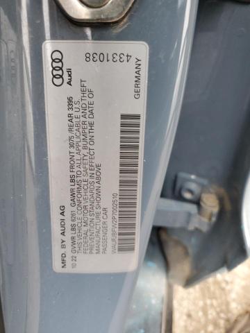 2023 AUDI E-TRON GT - WAUFJBFW2P7002510