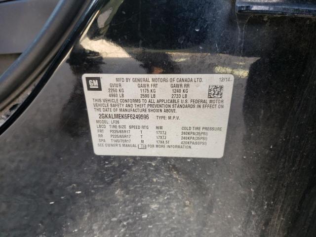 2015 GMC TERRAIN SL 2GKALMEK6F6249596