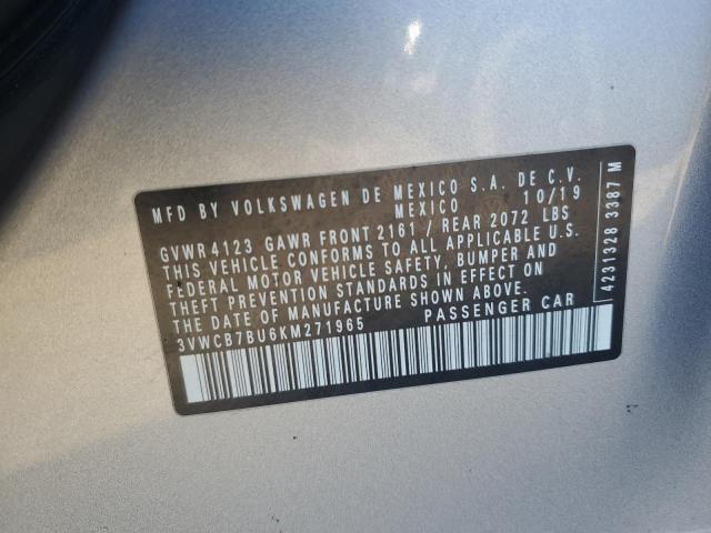 2019 VOLKSWAGEN JETTA S 3VWCB7BU6KM271965