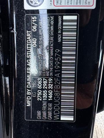 2015 MERCEDES-BENZ S 550 4MAT WDDUG8FB2FA199579