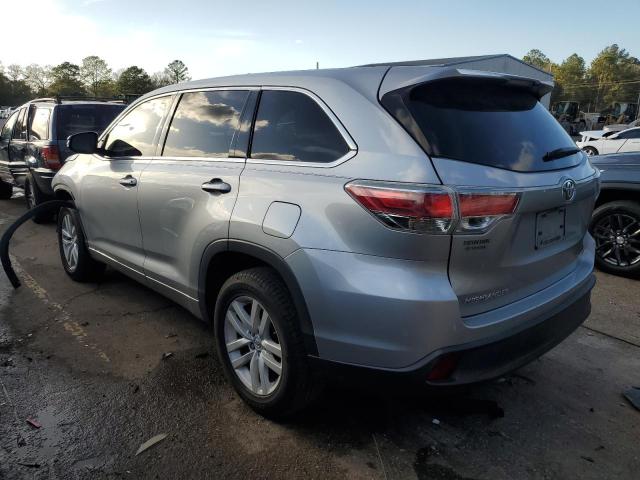 VIN 5TDZARFH3ES005879 2014 Toyota Highlander, LE no.2